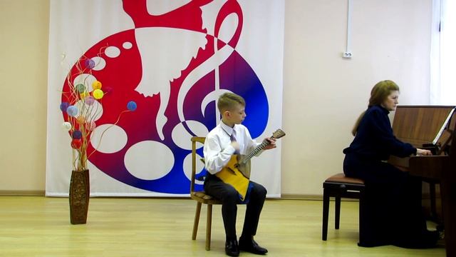 В.В.Андреев "Мазурка № 3", исп. Мелешко Родион смотреть онлайн