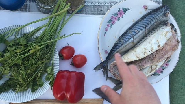Скумбрия на мангале рецепт. Скумбрия на углях