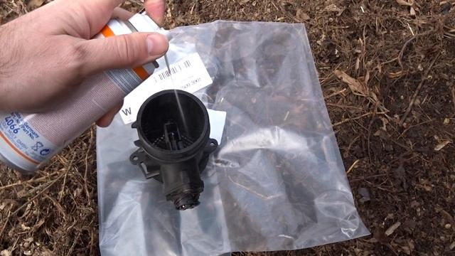 Чистка ДМРВ. Промывка расходомера. LIQUI MOLY.