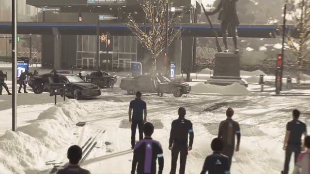 Detroit: Become Human™Марш Свободы Выбор [Пожертвовать Маркусом] смотреть онлайн