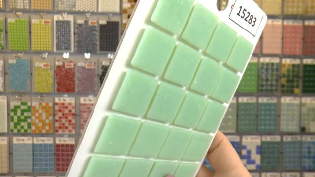 Светло-зеленая стеклянная мозаика смотреть онлайн