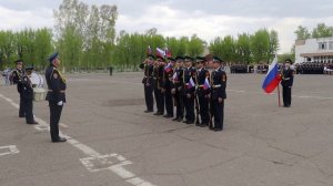 Кадетское дефиле для выпускников