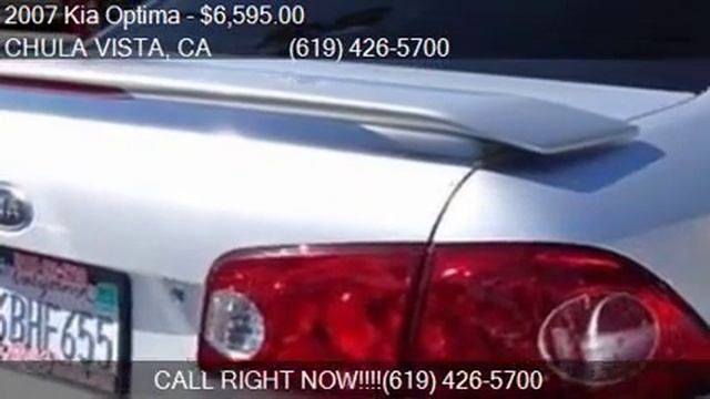 2007 Kia Optima LX 4dr Sedan (2.4L I4 5A) for sale in CHULA смотреть онлайн