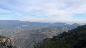 Испания. Гора Монсеррат (Montserrat - Sant Jeroni, Spain), монастырь Монсеррат, подъём на фуникулёр