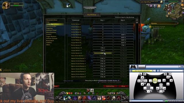 XboX 360 Controller set up for World of Warcraft! смотреть онлайн