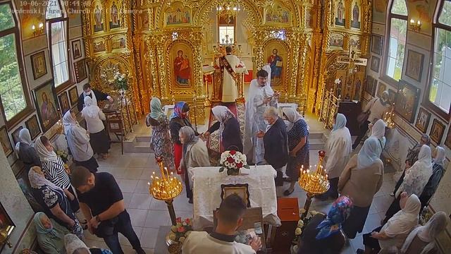 ВОЗНЕСЕНИЕ ГОСПОДНЕ: Литургия и молебен с акафистом (видеокамера №1) смотреть онлайн