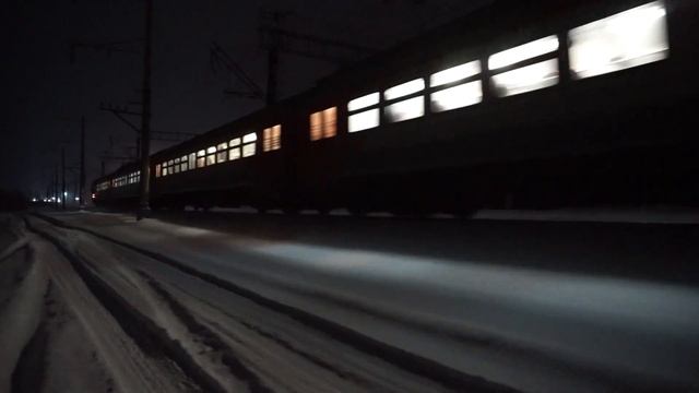 Электропоезд ЭД9М-0174. Заринский экспресс. смотреть онлайн