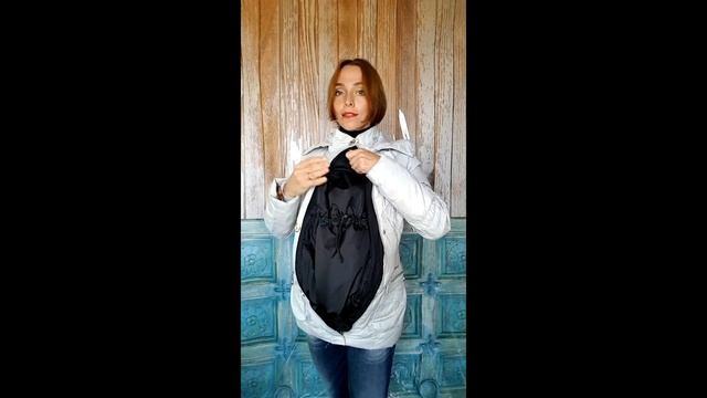 Вставка в куртку для беременного животика и слинговставка. 2 в 1. смотреть онлайн