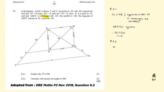 Grade 12 Ratio and Proportion |Part 3 of 5 Applying the Proportionality Theorem| NTE смотреть онлайн