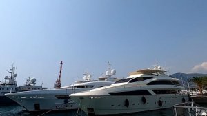 Porto Montenegro. Мега Яхты . Прогулка По Причалу. Тиват / Черногория ??