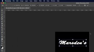 How to make a simple Logo for a web site in Photoshop 2020