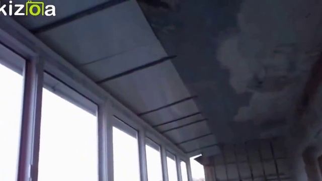Балкон в Киеве.Фасад профнастилом Вынос с упором смотреть онлайн