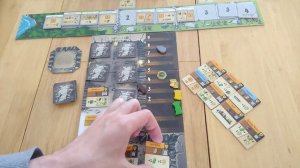 Caverna Cave Vs Cave how playthrough solo board game - Uwe Rosenberg Lookout * Amass Games Rosenber