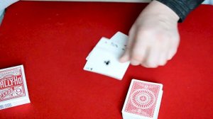 Пальмирование карт с разворотом при снятии .Swing Cut Bottom Palm.