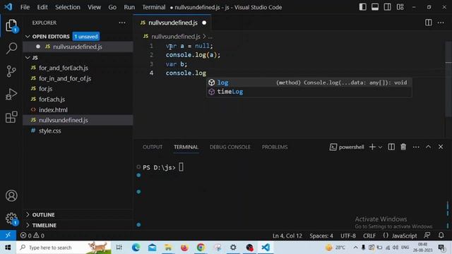 null vs undefined | JavaScript | Web Development | Interview Questions