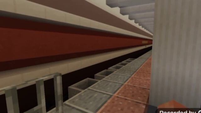 Новосибирский метрополитен в Майнкрафт ПЕ/ станция Красный проспект. смотреть онлайн