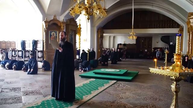 Первая Литургия Преждеосвященных Даров Великий пост 2016 года смотреть онлайн