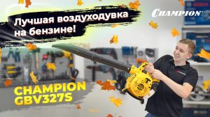 Сдует всё! Воздуходувка Champion gbv327s