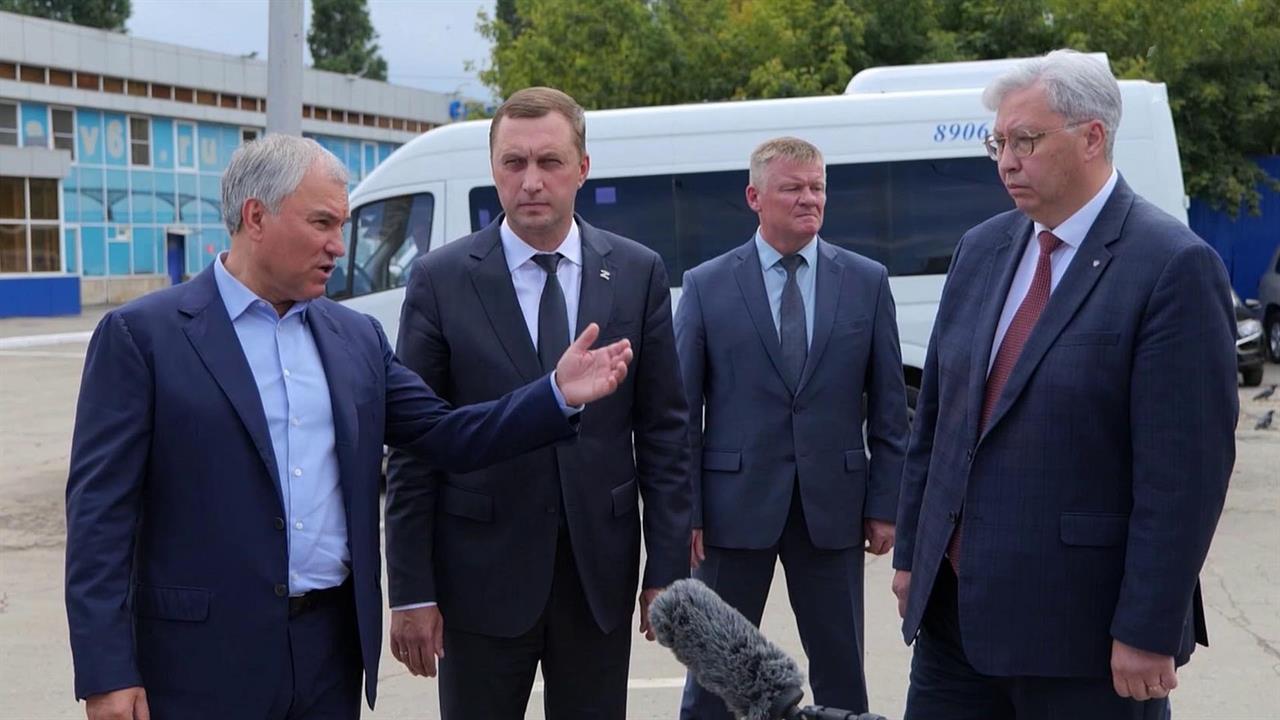 Вячеслав Володин проверил ход масштабной реконструкции вокзала в Саратове