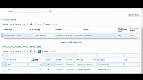 How to create Order Type, Line Type, Return Line Type in Oracle Fusion