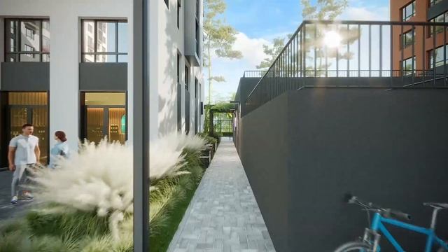 ЖК Аура. Обзорный 3-D ролик квартала смотреть онлайн