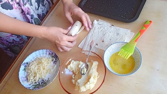Рулеты из лаваша с начинкой// Быстро, Вкусно