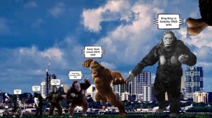 King Kong Size Comparison | Evolution of King Kong 1933 to 2021