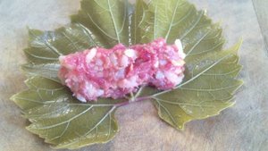 Голубцы из виноградных листьев