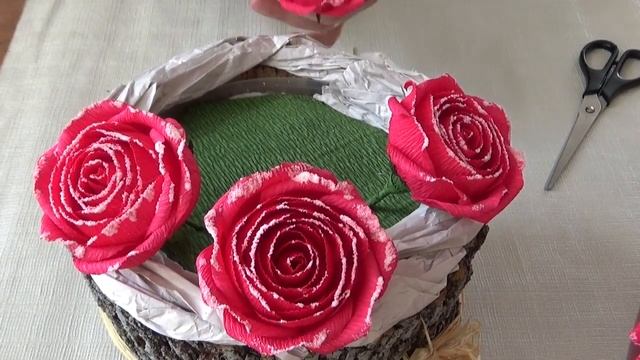 ЗИМНИЕ РОЗЫ в ДЕРЕВЕ/DIY/WINTER ROSES in TREE\ мастер класс смотреть онлайн