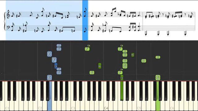 Undertale - DUMMY! on Grand Piano [Animated Roll and Sheet Music] смотреть онлайн