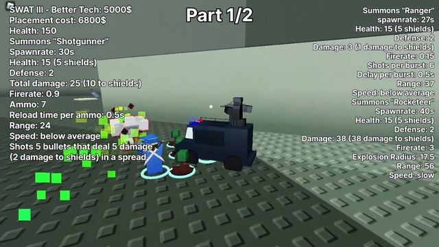 SWAT review (out dated) | World Tower Defense (roblox) смотреть онлайн