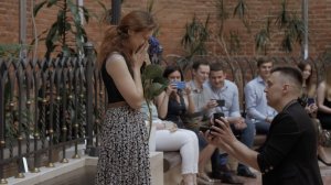 A proposal with an orchestra. Must to be seenПредложение с оркестром  Обязательно к просмотру!.