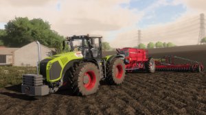 Farming Simulator 22 / Карта Kolonia / Посевная Claas Xerion 5000 G1