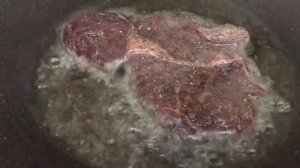 Стейк Как пожарить стейк на сковороде Простые рецепты Кулинария cooking