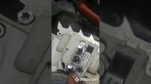 Stihl MS250 вырвали шпильку крепления шины.