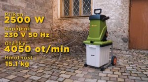 Elektrický zahradní drtič Procraft PSL2800, PSL2500, PSL2400.ZAHRADNI TECHNIKA. Best garden tool.