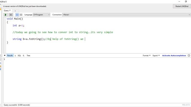 Convert int to string in c#? смотреть онлайн