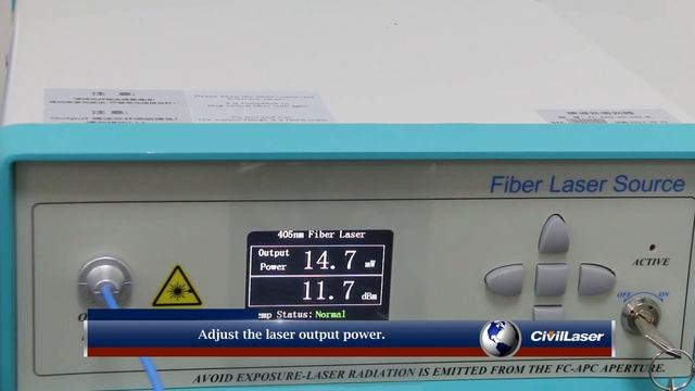 405nm Blue-violet TEM00 SM Fiber Laser Source смотреть онлайн