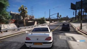 Peugeot 406 TAXI marseille 490HP - GTA 5 DRIVE