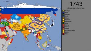 Asia: Timeline of National Flags: 1440 - 2019