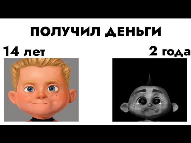 реакция в 14 лет vs реакция в 2 года, когда ты получил: смотреть онлайн