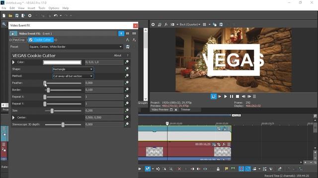 Vegas Pro 17 Как сделать красивую анимацию фигуры с текстом. Урок #9