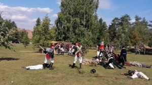 Реконструкторы на Алом поле. Эпизоды Отечественной войны 1812 года. Бородинское сражение