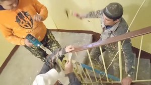 Как установить поручень ПВХ для перил