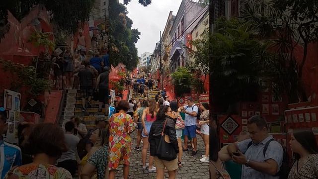 Selaron Staircase The Most Famous Stairs in Brazil #shorts