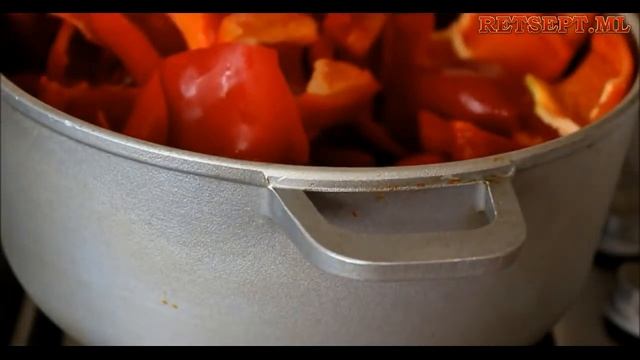 Рецепт перца сладкого маринованного кусочками консервация на зиму