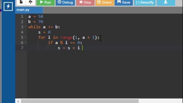Найти сумму делителей каждого из целых чисел от 50 до70 #Python #СОЧ #СОР #ТЖБ #БЖБ #ИНФОРМАТИКА
