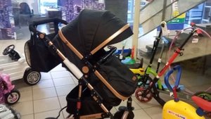 Коляска Lux Mom 2в1 для детей с рождения до 3 лет