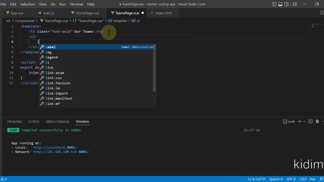 Nested View pada Vue CLI смотреть онлайн