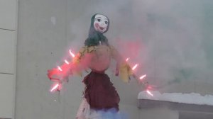 Масленица в Эжве 2017 (сжигание чучела)